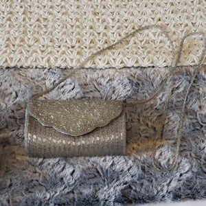 Sequined evening bag